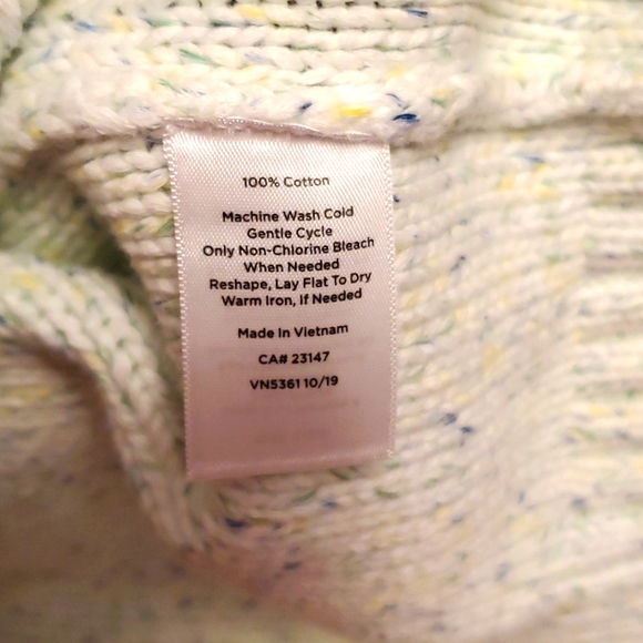 Talbots Cotton Cable Knit Sweater - Picture 7 of 7